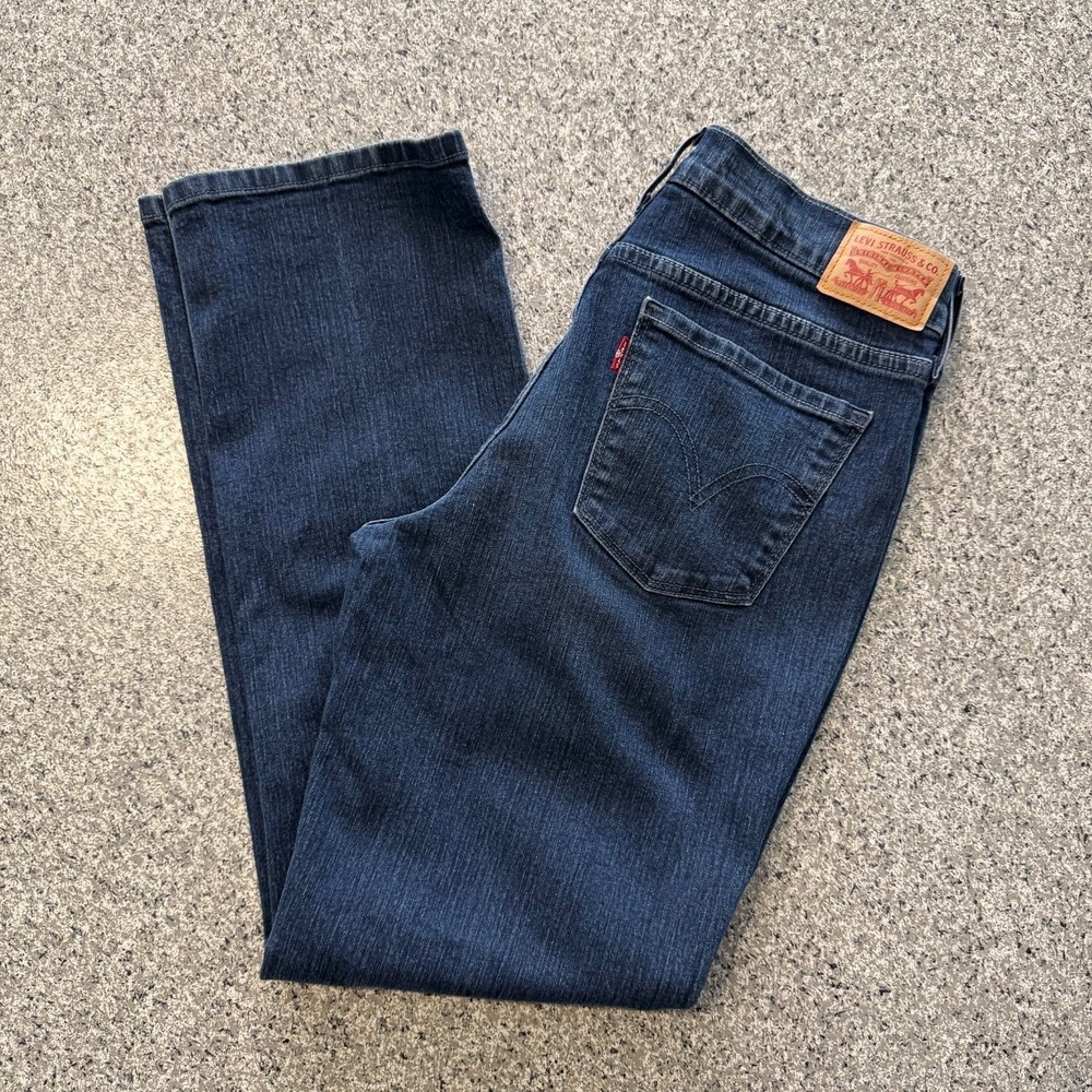 Levis 505 Straight Jeans Womens 8 29x29 Medium Wash Mid Rise